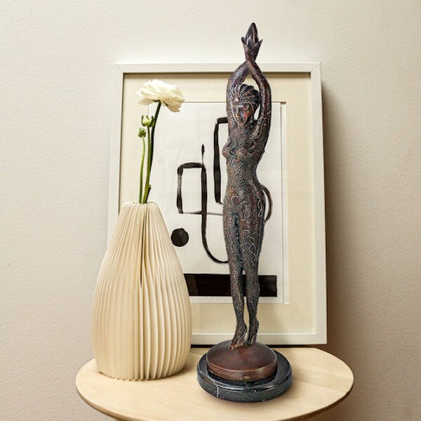 Starfish Dancer Bronze Sculpture Art Deco Style French Chiparus